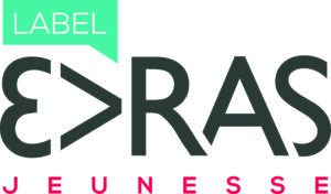 logo du label EVRAS en jeunesse de la Fédération Wallonie-Bruxelles